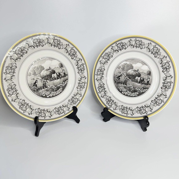 Villeroy & Boch Dining Villeroy Boch Audun Ferme Yellow Gray China